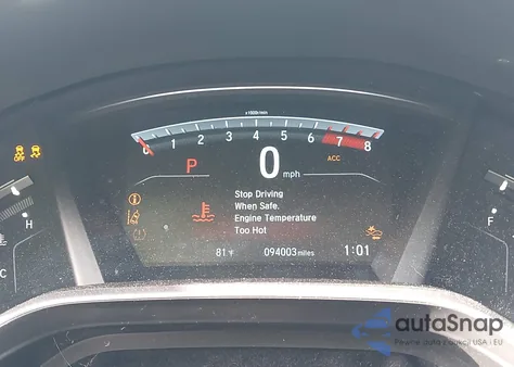 2017 Honda Cr-V Touring из США, поврежденный, VIN 2HKRW2H9XHH665393